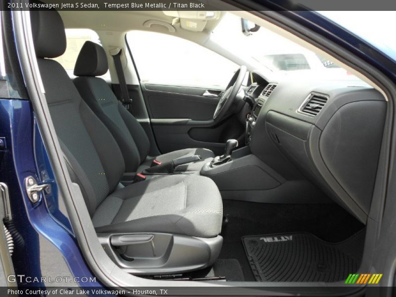 Tempest Blue Metallic / Titan Black 2011 Volkswagen Jetta S Sedan