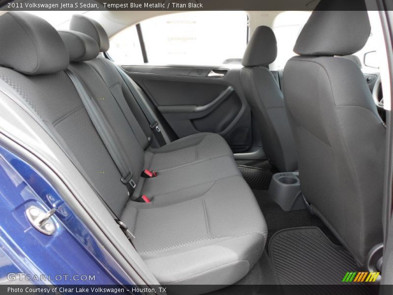 Tempest Blue Metallic / Titan Black 2011 Volkswagen Jetta S Sedan