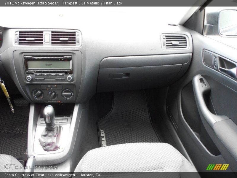 Tempest Blue Metallic / Titan Black 2011 Volkswagen Jetta S Sedan