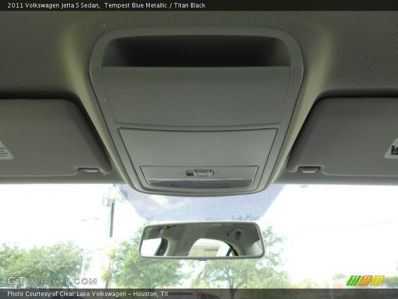 Tempest Blue Metallic / Titan Black 2011 Volkswagen Jetta S Sedan
