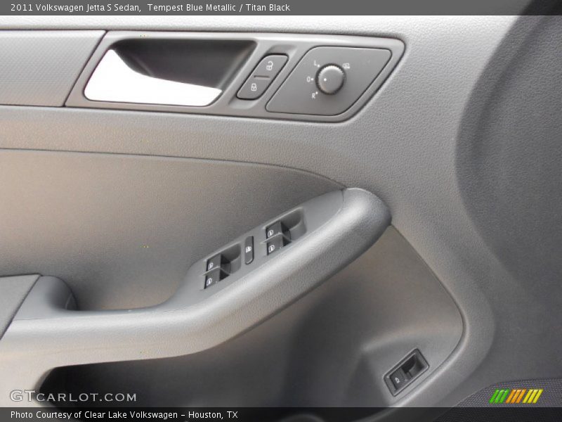 Tempest Blue Metallic / Titan Black 2011 Volkswagen Jetta S Sedan