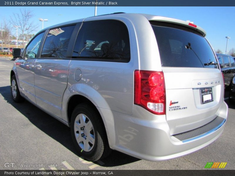 Bright Silver Metallic / Black 2011 Dodge Grand Caravan Express
