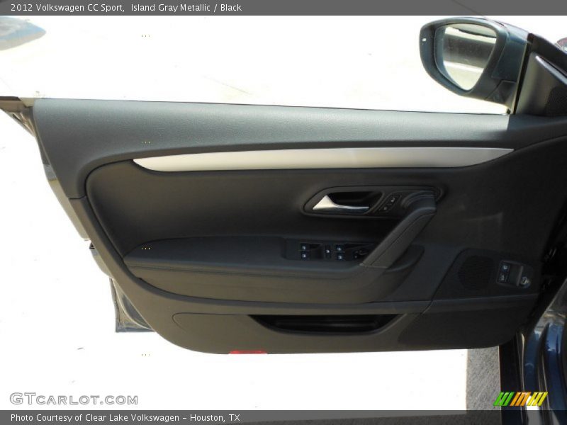 Island Gray Metallic / Black 2012 Volkswagen CC Sport