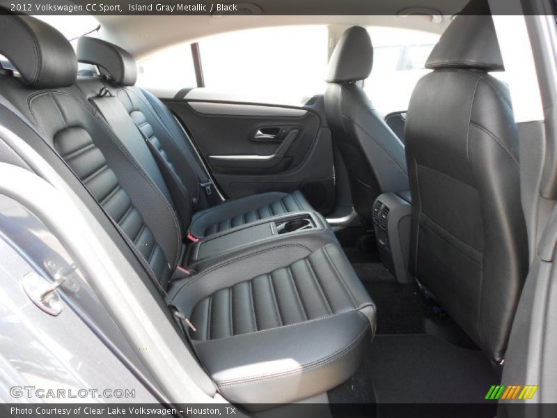 Island Gray Metallic / Black 2012 Volkswagen CC Sport