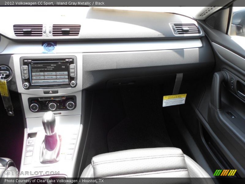 Island Gray Metallic / Black 2012 Volkswagen CC Sport