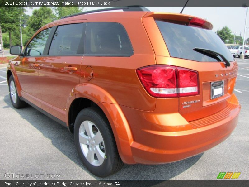 Mango Tango Pearl / Black 2011 Dodge Journey Express