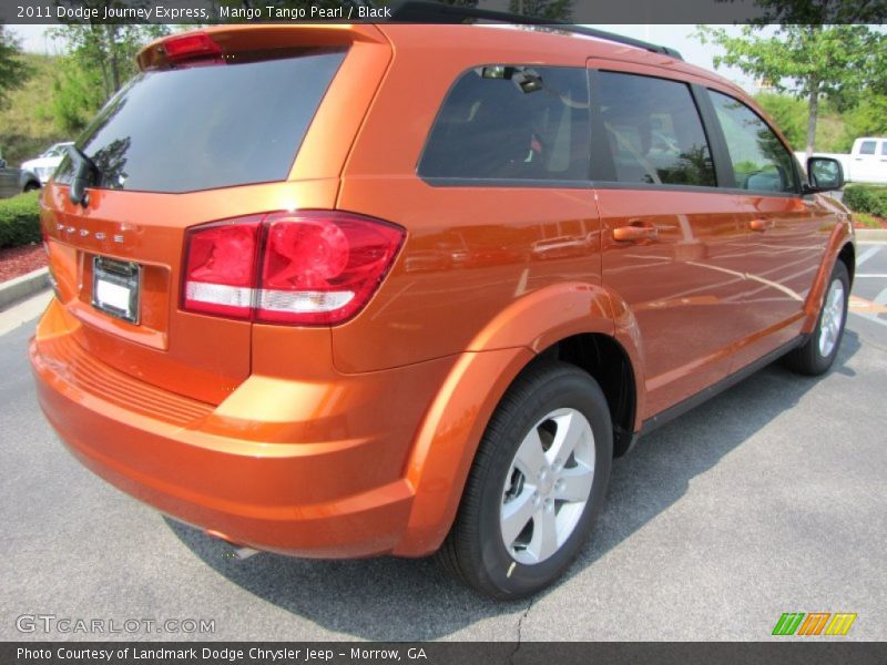 Mango Tango Pearl / Black 2011 Dodge Journey Express
