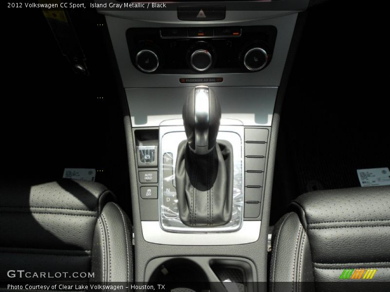 Island Gray Metallic / Black 2012 Volkswagen CC Sport