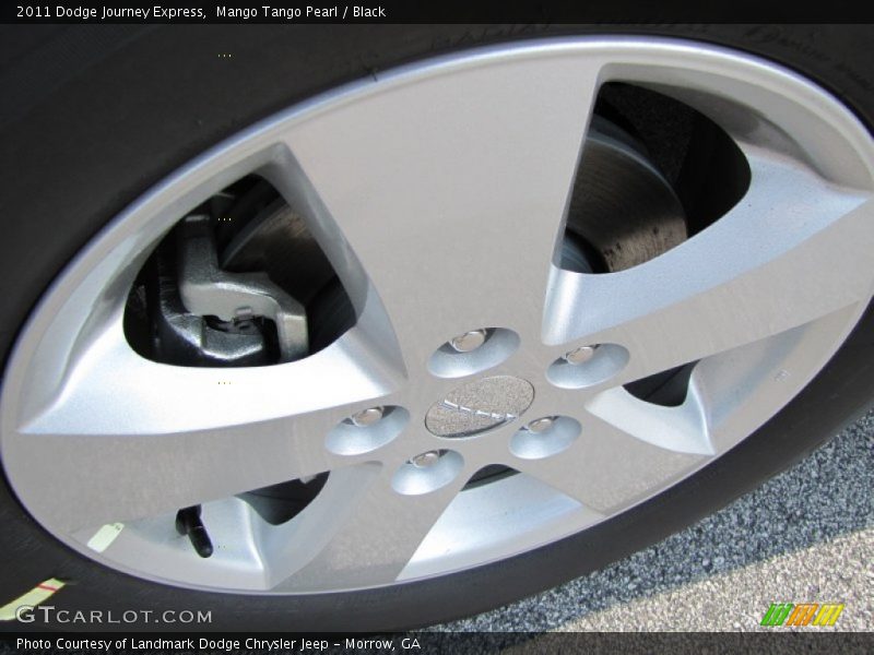 Mango Tango Pearl / Black 2011 Dodge Journey Express