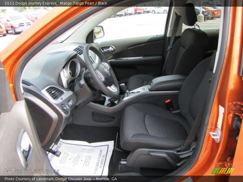 Mango Tango Pearl / Black 2011 Dodge Journey Express