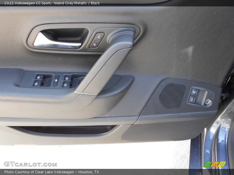 Island Gray Metallic / Black 2012 Volkswagen CC Sport