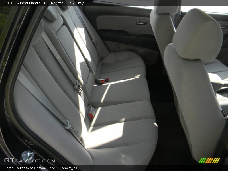Regatta Blue / Gray 2010 Hyundai Elantra GLS