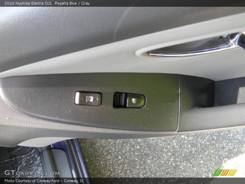 Regatta Blue / Gray 2010 Hyundai Elantra GLS