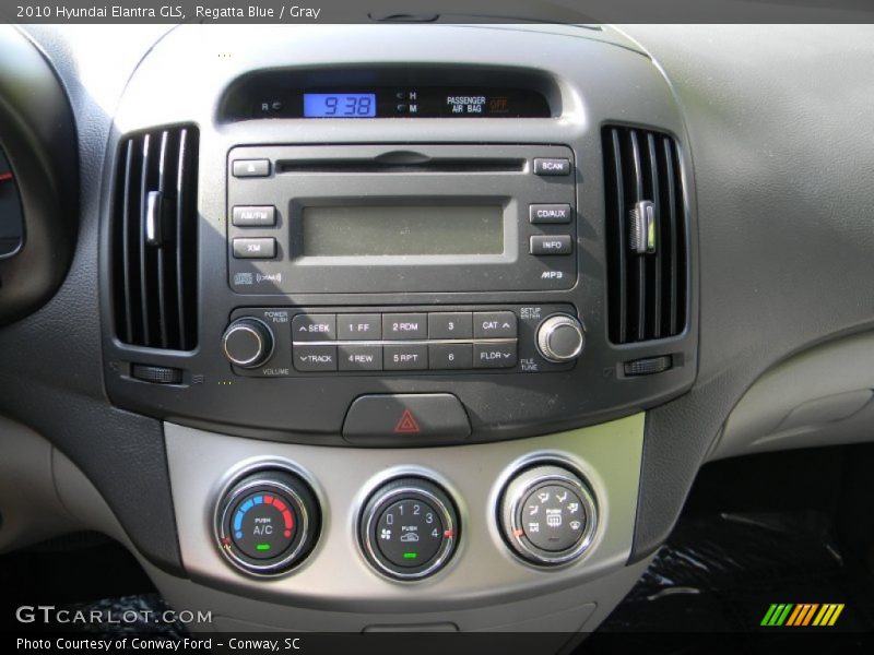 Regatta Blue / Gray 2010 Hyundai Elantra GLS