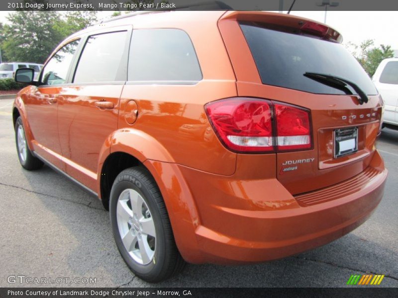 Mango Tango Pearl / Black 2011 Dodge Journey Express