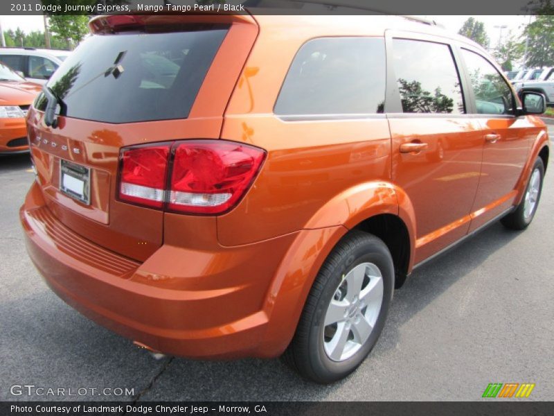 Mango Tango Pearl / Black 2011 Dodge Journey Express