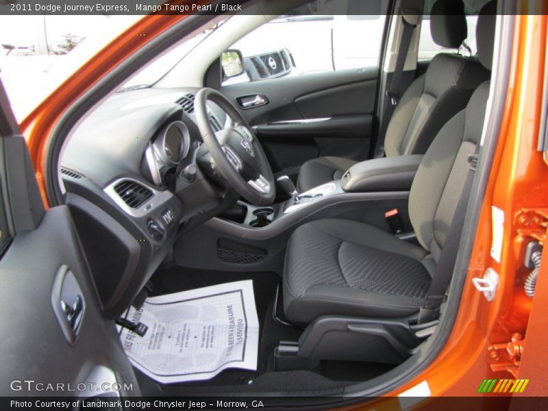 Mango Tango Pearl / Black 2011 Dodge Journey Express