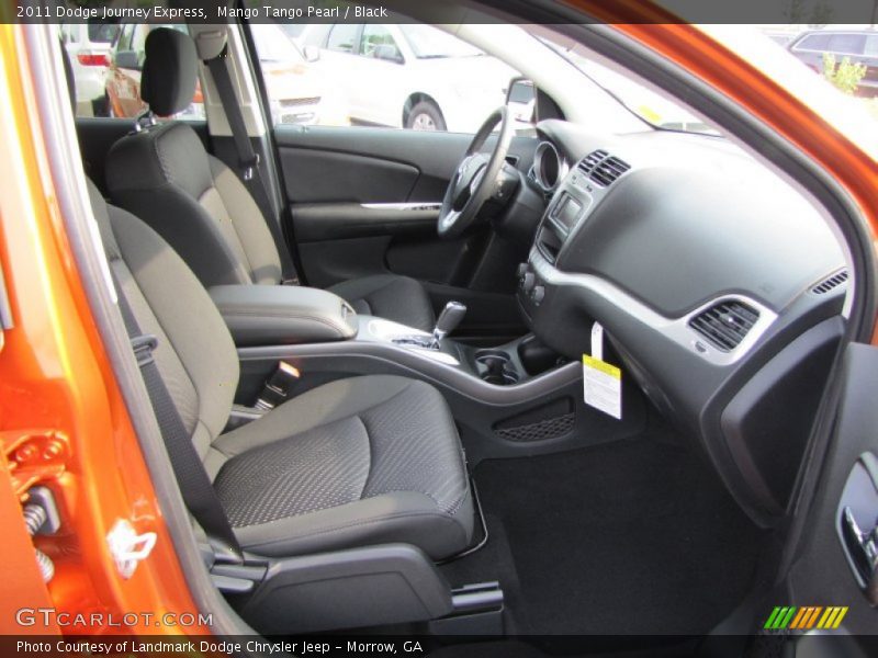 Mango Tango Pearl / Black 2011 Dodge Journey Express