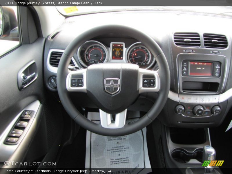 Mango Tango Pearl / Black 2011 Dodge Journey Express
