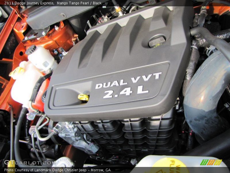 Mango Tango Pearl / Black 2011 Dodge Journey Express