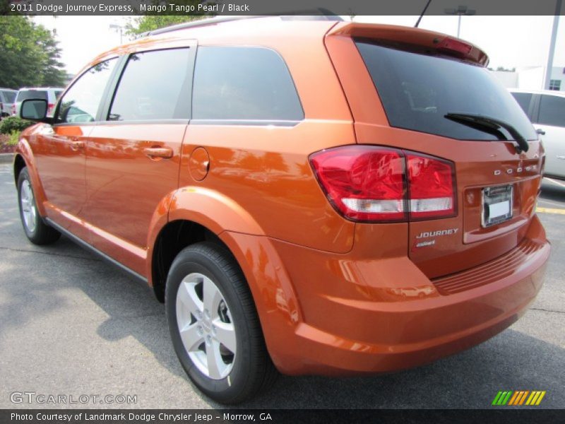 Mango Tango Pearl / Black 2011 Dodge Journey Express