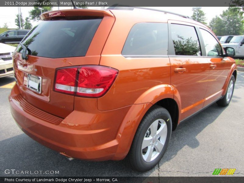 Mango Tango Pearl / Black 2011 Dodge Journey Express