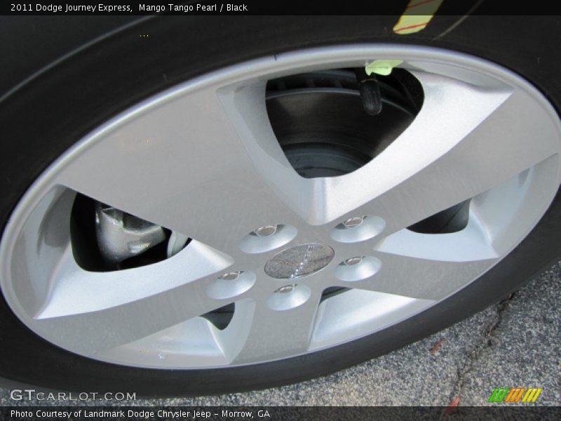 Mango Tango Pearl / Black 2011 Dodge Journey Express