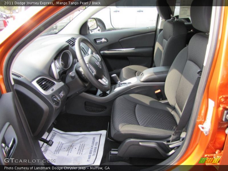 Mango Tango Pearl / Black 2011 Dodge Journey Express