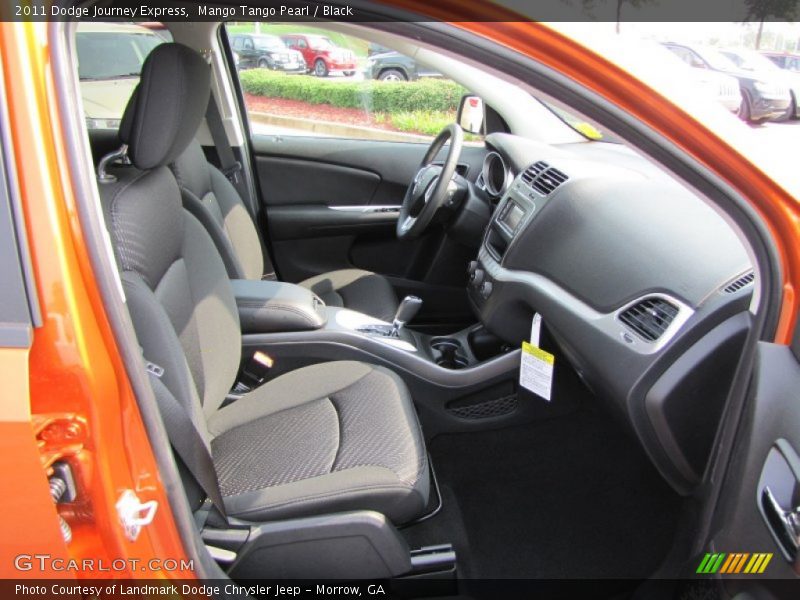 Mango Tango Pearl / Black 2011 Dodge Journey Express