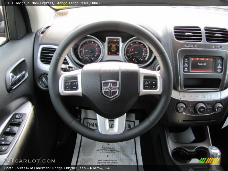 Mango Tango Pearl / Black 2011 Dodge Journey Express