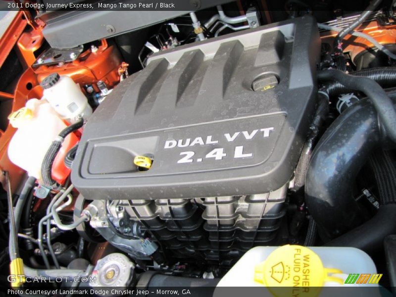 Mango Tango Pearl / Black 2011 Dodge Journey Express