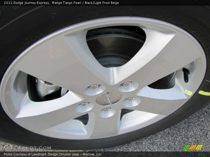 Mango Tango Pearl / Black/Light Frost Beige 2011 Dodge Journey Express
