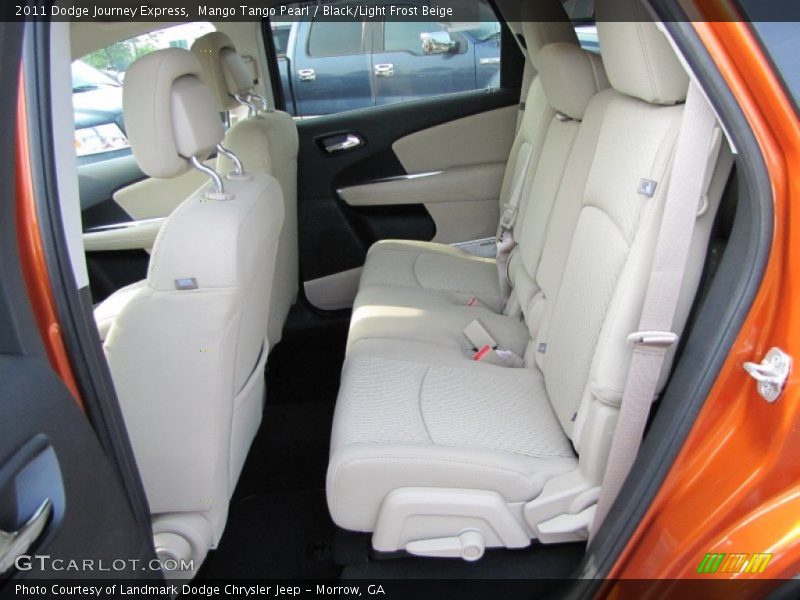 Mango Tango Pearl / Black/Light Frost Beige 2011 Dodge Journey Express