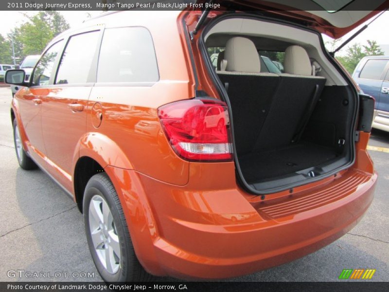 Mango Tango Pearl / Black/Light Frost Beige 2011 Dodge Journey Express