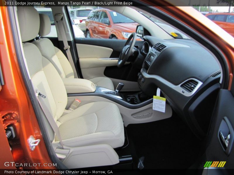 Mango Tango Pearl / Black/Light Frost Beige 2011 Dodge Journey Express