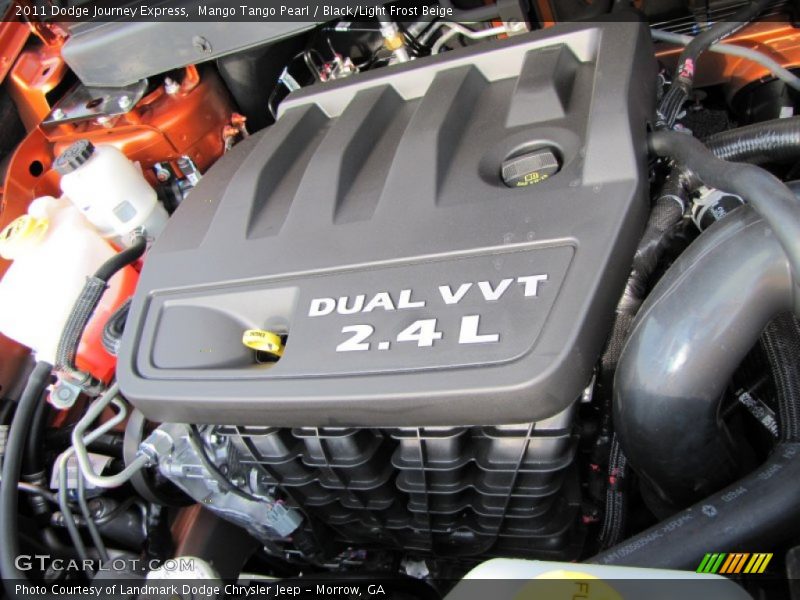Mango Tango Pearl / Black/Light Frost Beige 2011 Dodge Journey Express