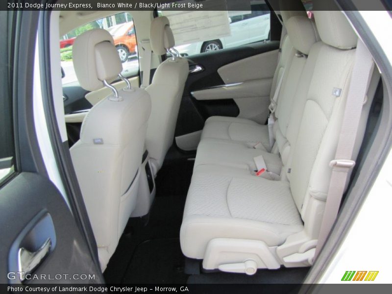 Bianco White / Black/Light Frost Beige 2011 Dodge Journey Express