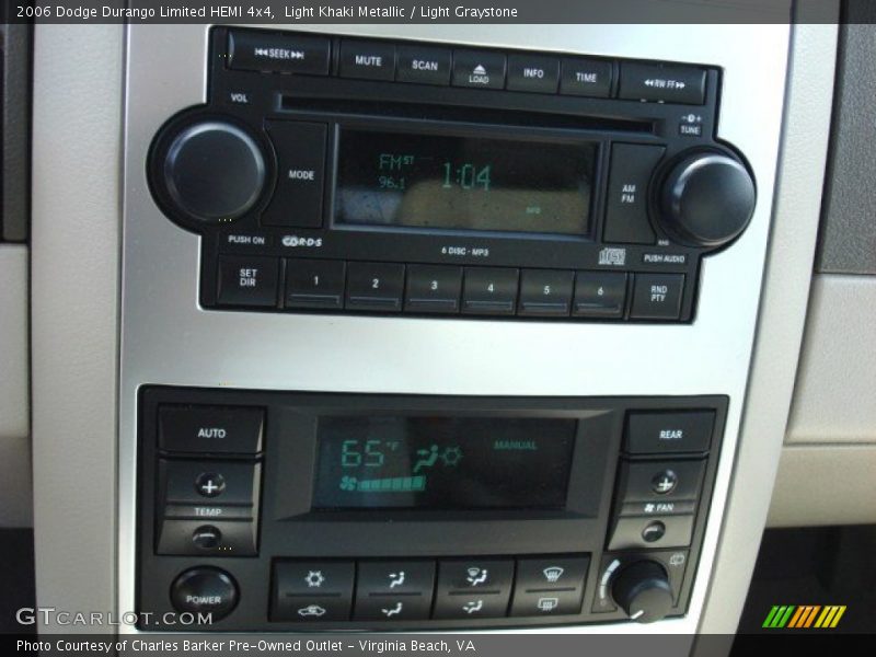 Controls of 2006 Durango Limited HEMI 4x4