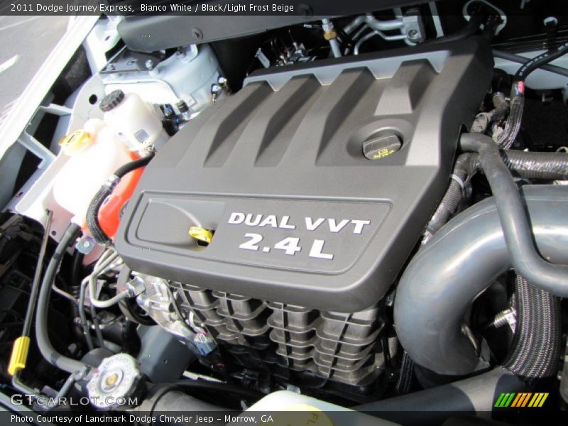 Bianco White / Black/Light Frost Beige 2011 Dodge Journey Express