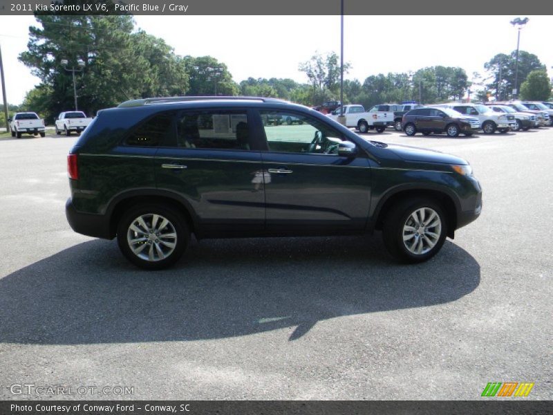 Pacific Blue / Gray 2011 Kia Sorento LX V6