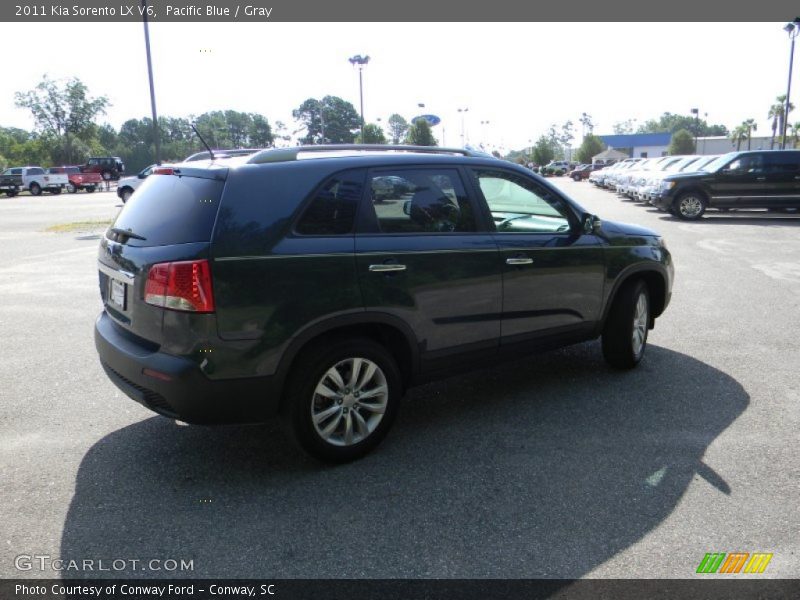 Pacific Blue / Gray 2011 Kia Sorento LX V6