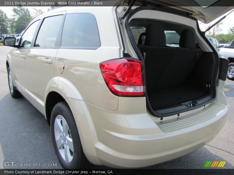 White Gold Metallic / Black 2011 Dodge Journey Express