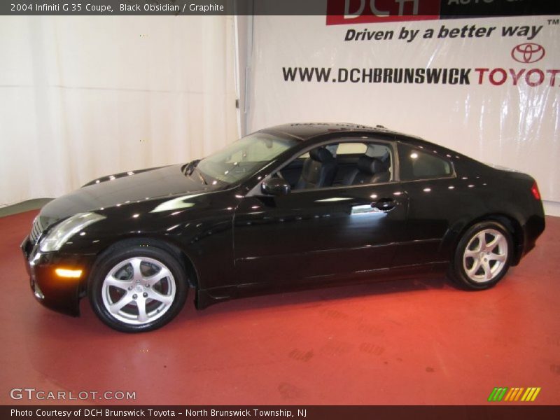 Black Obsidian / Graphite 2004 Infiniti G 35 Coupe
