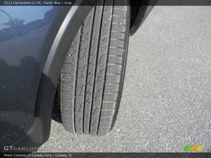 Pacific Blue / Gray 2011 Kia Sorento LX V6