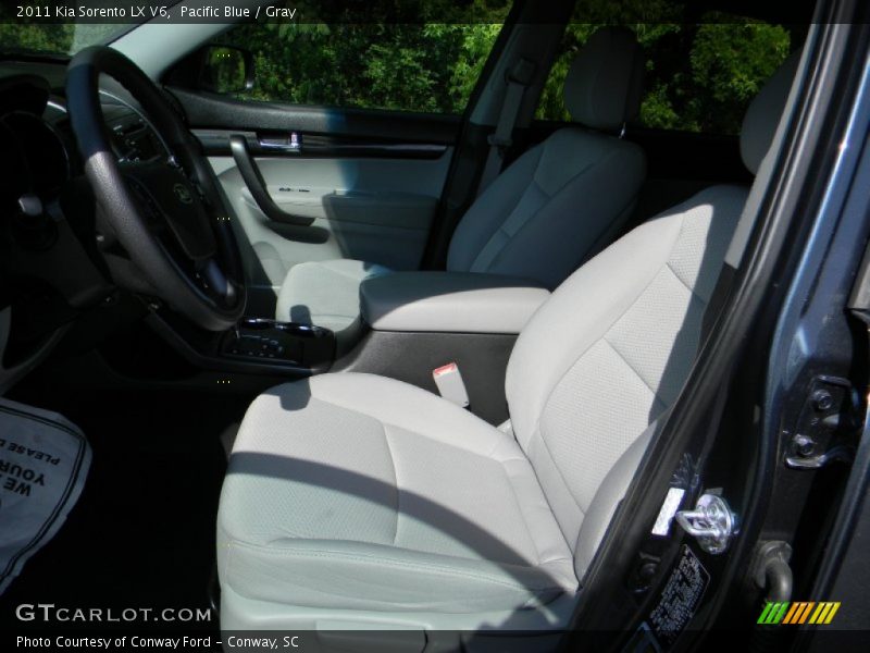 Pacific Blue / Gray 2011 Kia Sorento LX V6