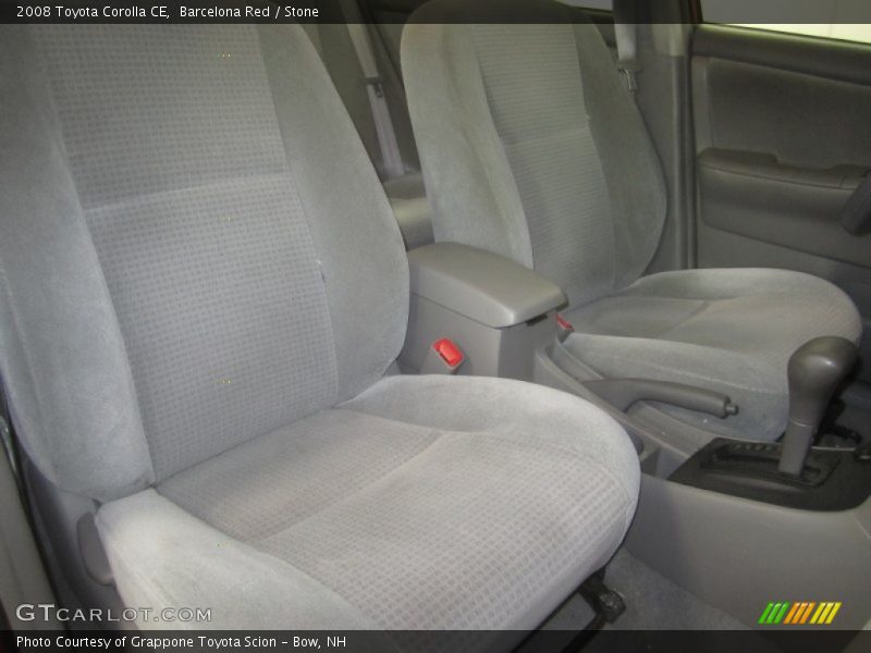 Barcelona Red / Stone 2008 Toyota Corolla CE