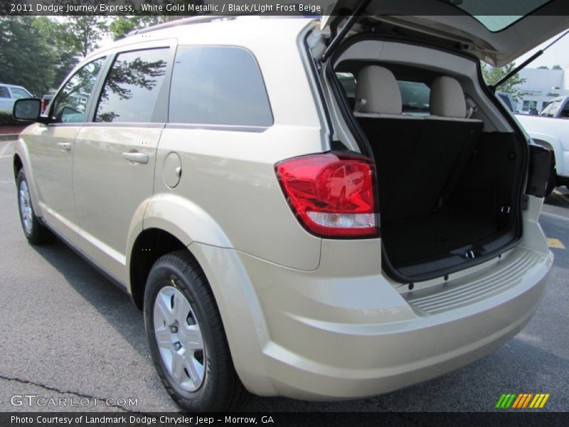 White Gold Metallic / Black/Light Frost Beige 2011 Dodge Journey Express