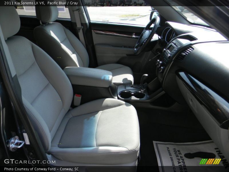 Pacific Blue / Gray 2011 Kia Sorento LX V6