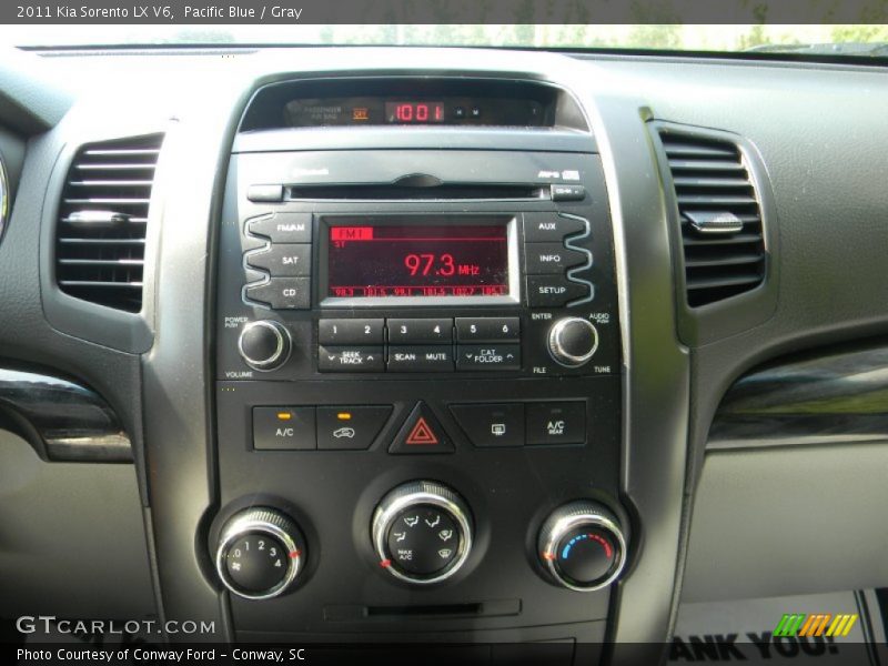 Pacific Blue / Gray 2011 Kia Sorento LX V6