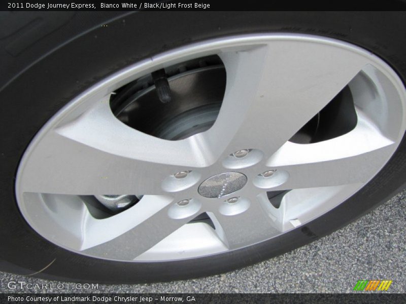 Bianco White / Black/Light Frost Beige 2011 Dodge Journey Express